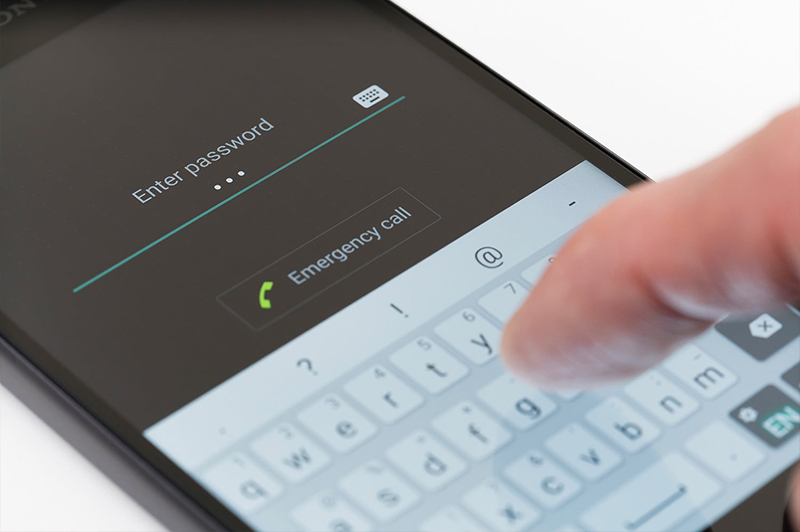 Bảo mật bằng mật m&atilde; tr&ecirc;n Samsung